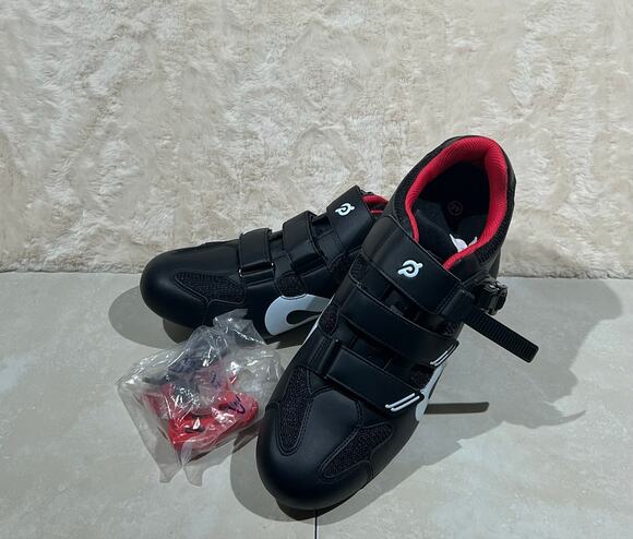 Peloton Cycling Shoes Men’s Size 48 Black Indoor Bike Shoes w/ Delta Cleats NWT main image 8